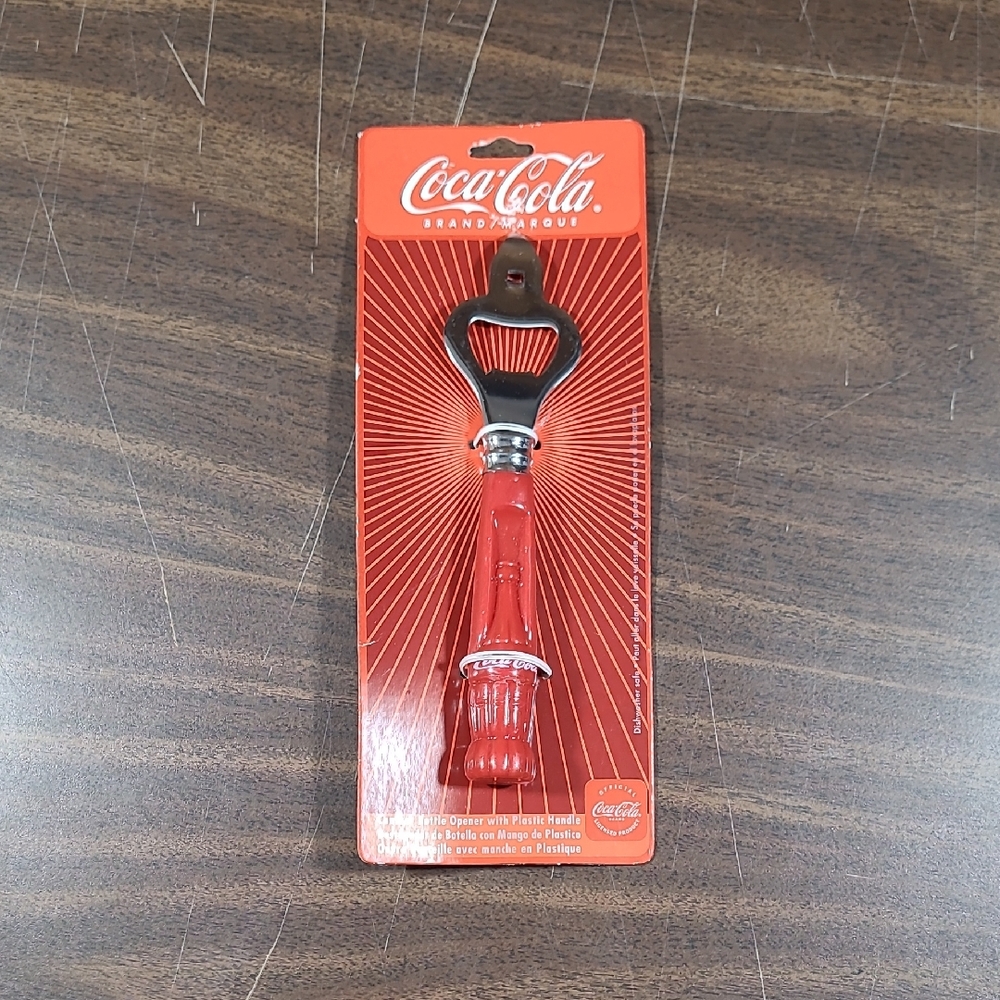 Coca-Cola Red Bottle & Can Opener with Classic Design